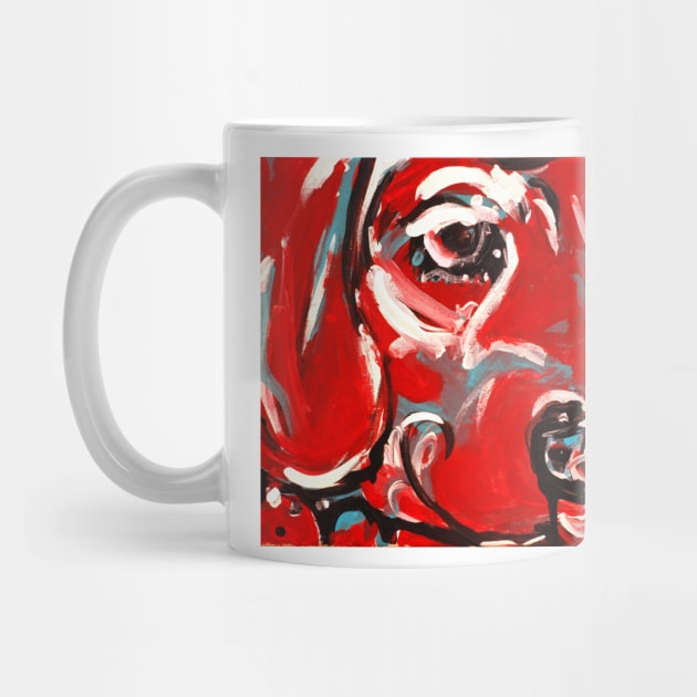 Yellow Lab in Red by Jeneralarts